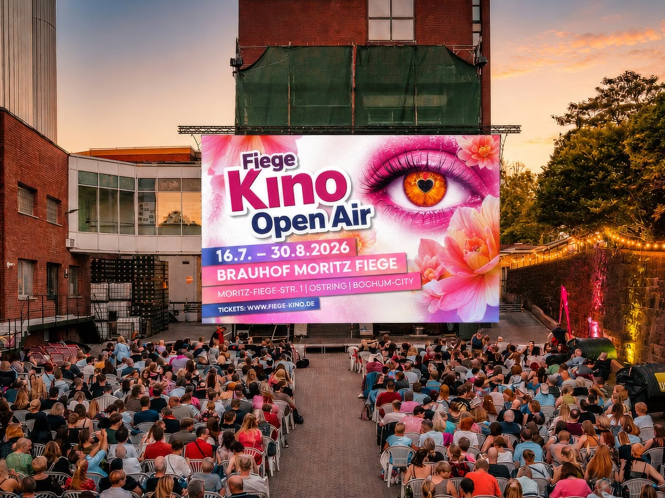 Tickets für den Kinosommer 2026 im Fiege Kino Open Air
